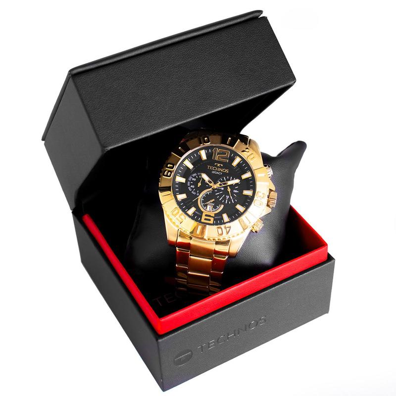 Relógio Masculino Technos Digital Legacy Dourado OS20IBS/1P
